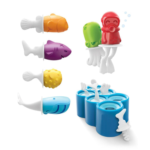 Silicone Ice Pop Maker Fish Pop Molds