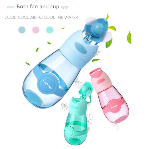 Combo Portable USB Charging Fan Bottle